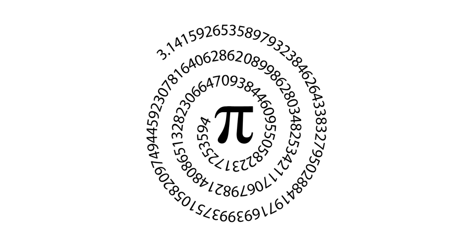 Stylised spiral of numbers representing mindful numeracy as a human tool.
